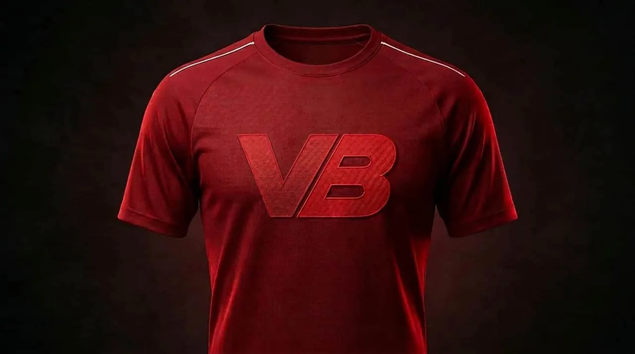 Vollflächig sublimierte Vereinstrikots mit durchgehendem Farbverlauf und Logo